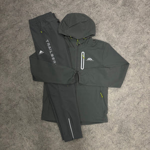 Trailberg Horizon Tracksuit - Grey/Neon