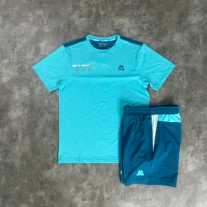 Montirex Sydney Short Set - Atlantic Blue/Teal - Mode Trendz