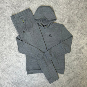 Montirex Rapid Fleece Tracksuit - Grey/Neon